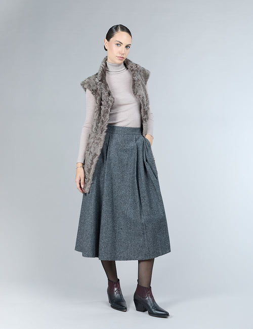 Gilet in lampskin