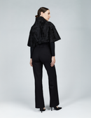 Elegant black Persian shrug, 40cm.