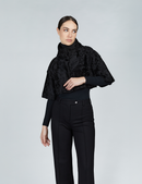 Elegant black Persian shrug, 40cm.