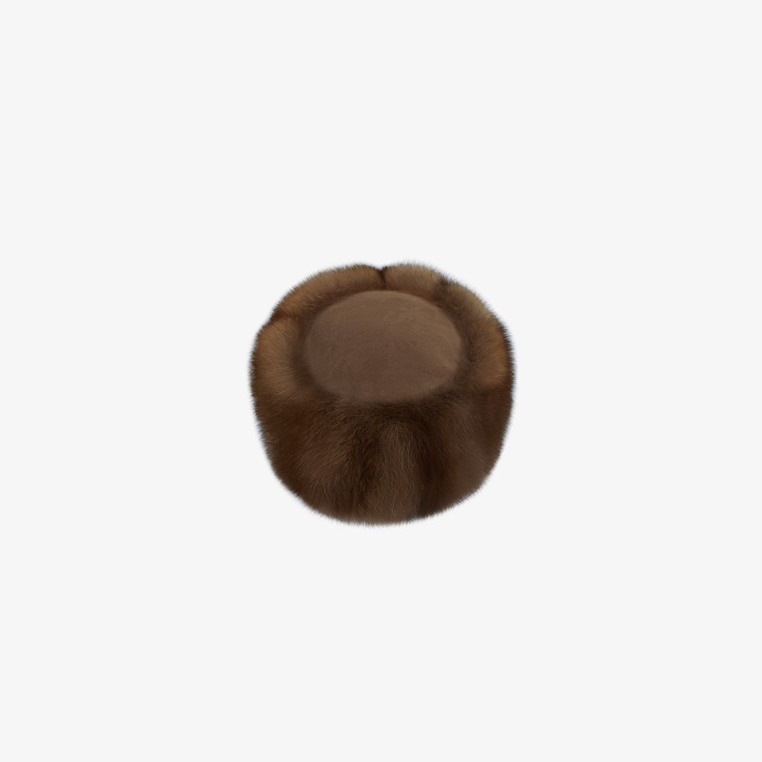 Colbacco in zibellino dark