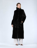 Cappotto lungo in visone