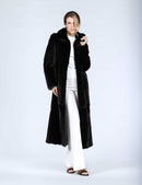 Cappotto lungo in visone