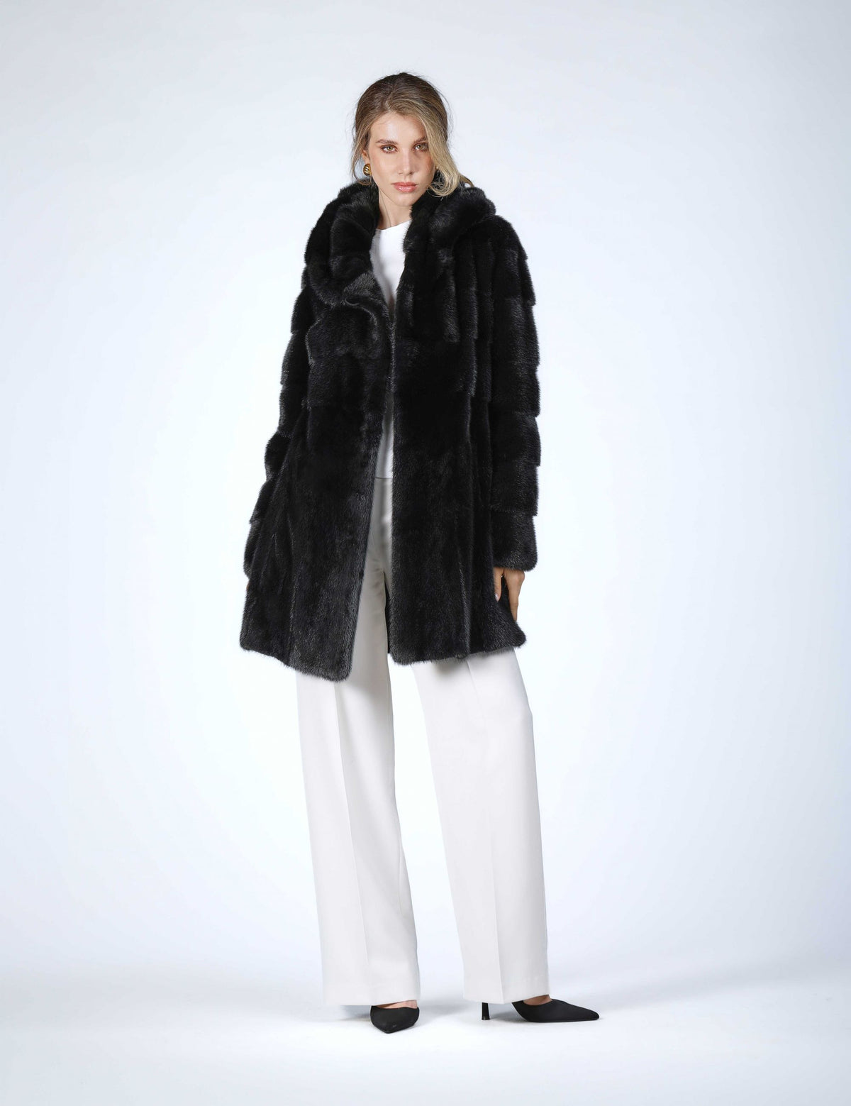 Cappotto reversibile in visone