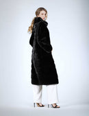 Cappotto lungo in visone