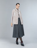 Gilet in lamb skin