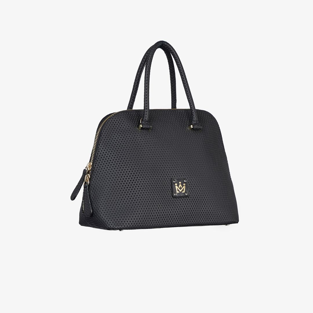 Sac à main en cuir avec porte-clés à franges