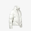 Piumino bianco con collo alto 70 cm