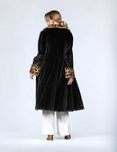 Cappotto lungo in visone