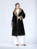 Cappotto lungo in visone