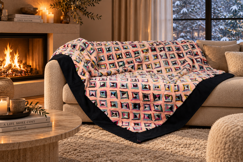 Coperta in visone