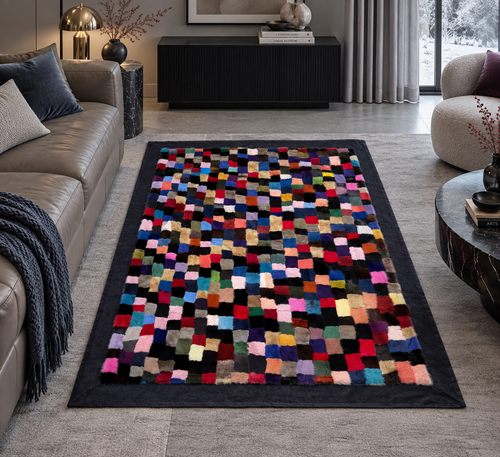 Coperta in visone