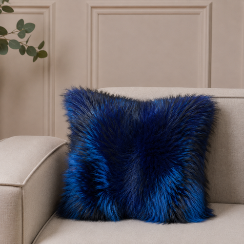 Coussin en fourrure