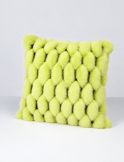 Cuscino in volpe – nero, verde