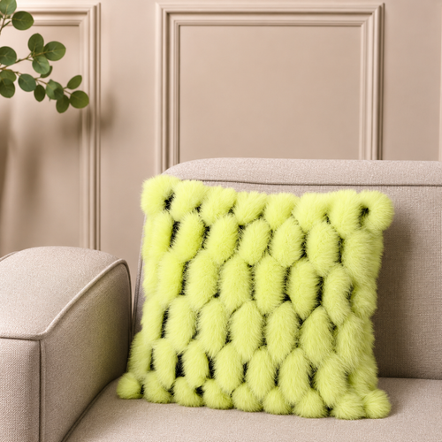 Cuscino in volpe – nero, verde