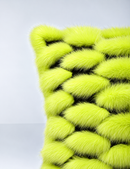 Cuscino in volpe – nero, verde