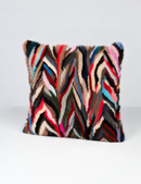 Cuscino in visone patchwork