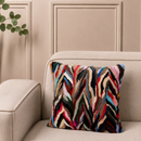 Cuscino in visone patchwork