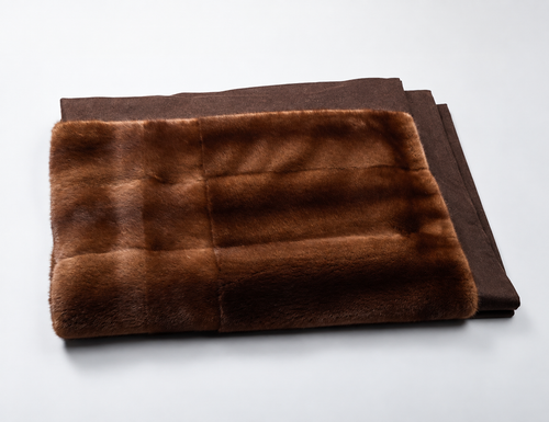 Coperta in visone