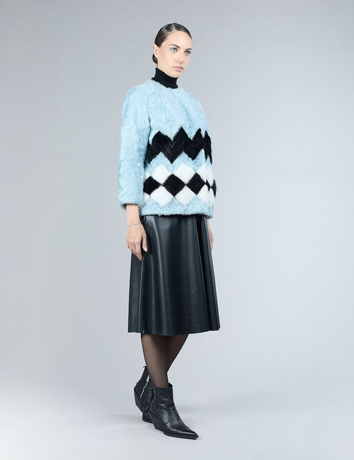 Veste en peau d'agneau