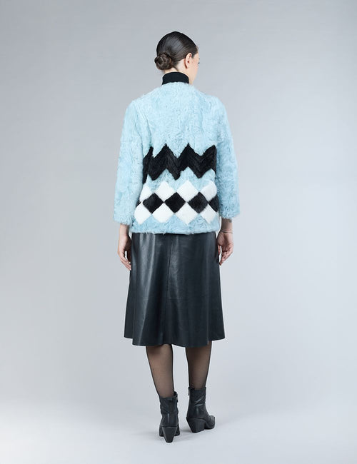 Veste en peau d'agneau