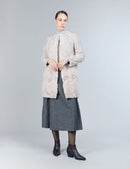 Cappotto in lamb skin
