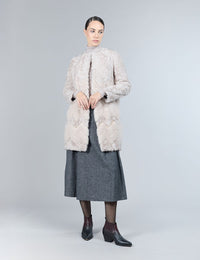 Manteau en peau d'agneau