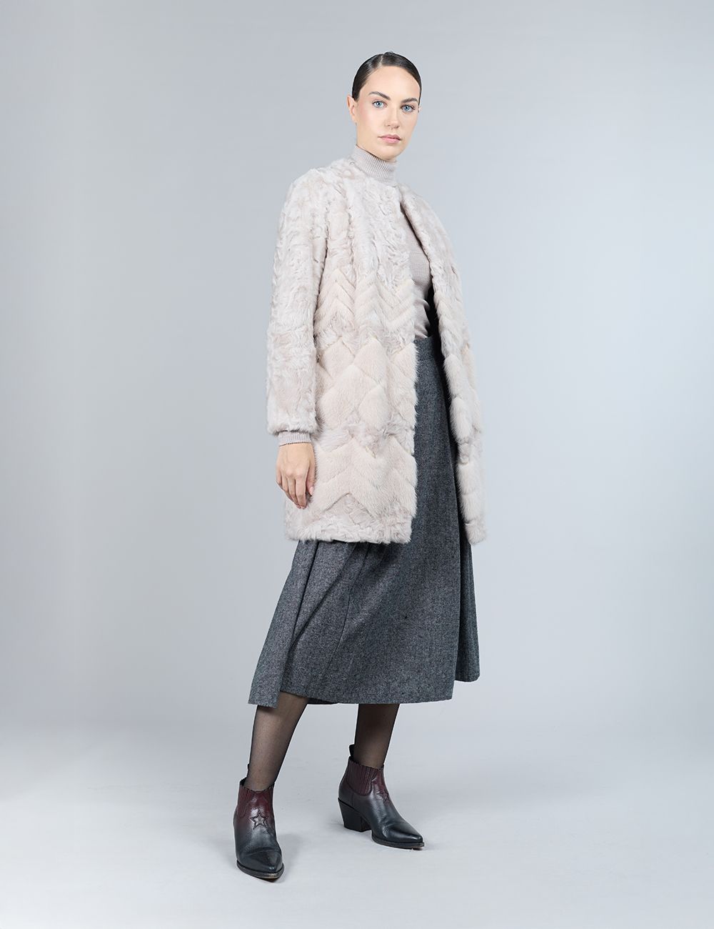 Manteau en peau d'agneau
