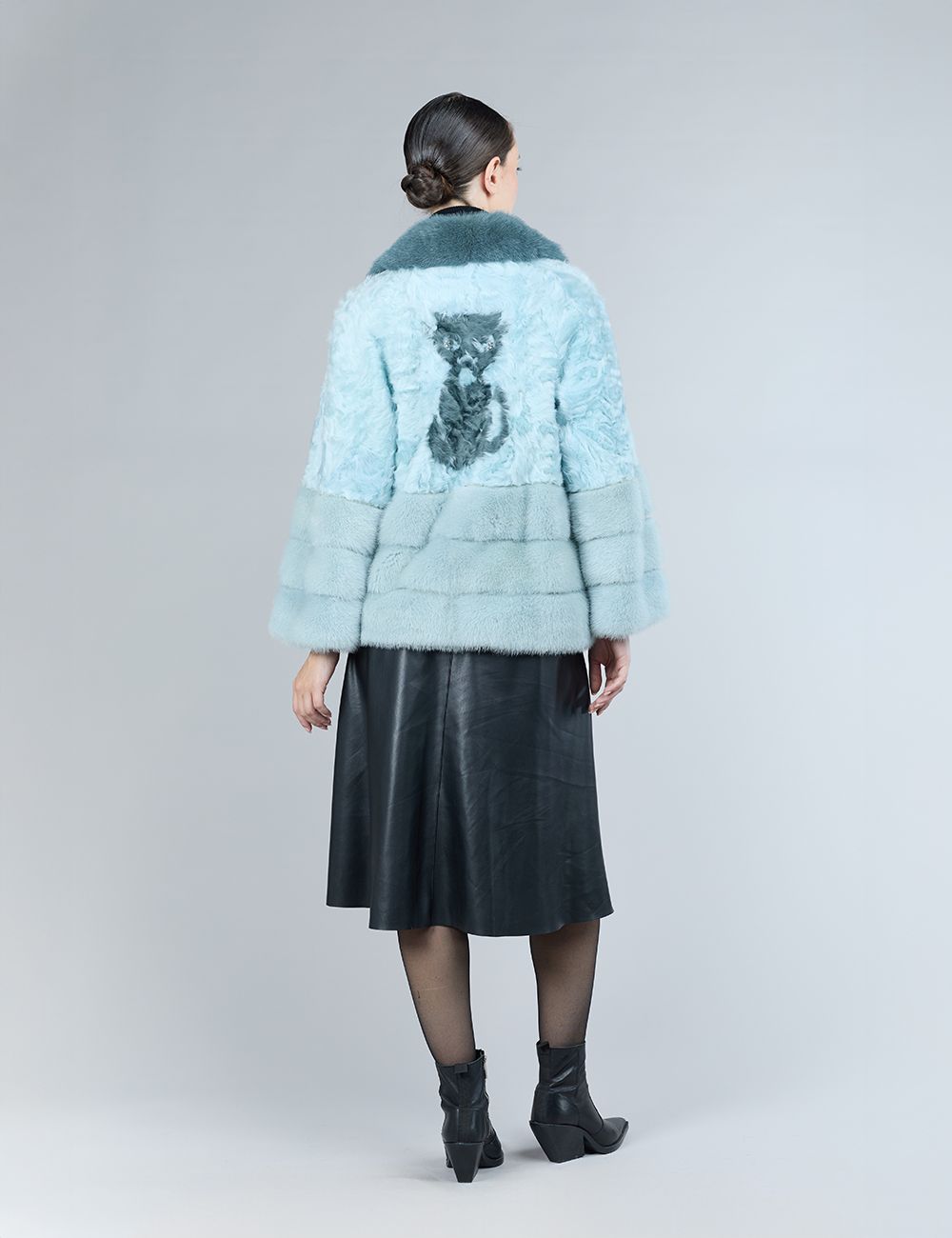 Veste en peau d'agneau
