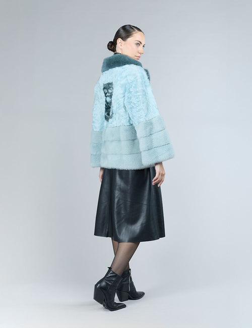 Veste en peau d'agneau
