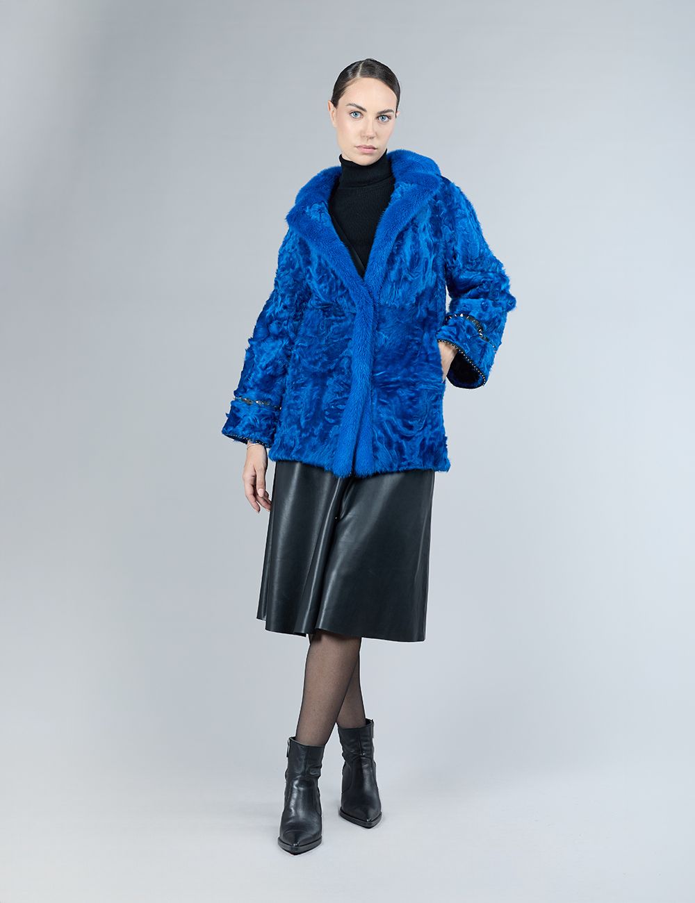 Veste en peau d'agneau