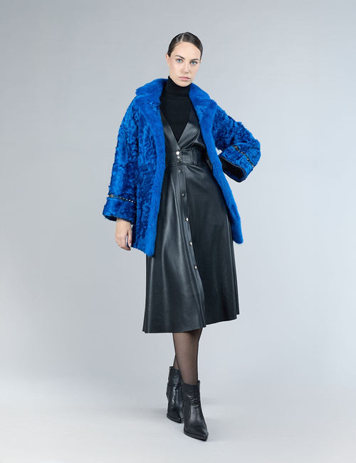 Veste en peau d'agneau