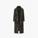 Cappotto in persiano lungo verde 125 cm