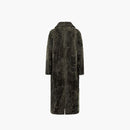 Cappotto in persiano lungo verde 125 cm