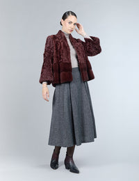 Veste en peau d'agneau
