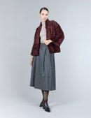 Veste en peau d'agneau
