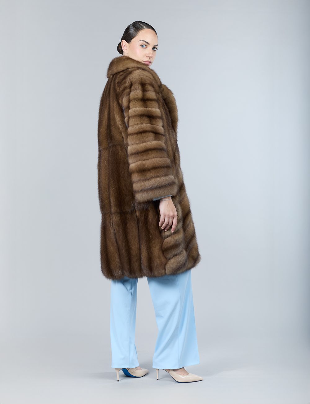 Пальто из соболя