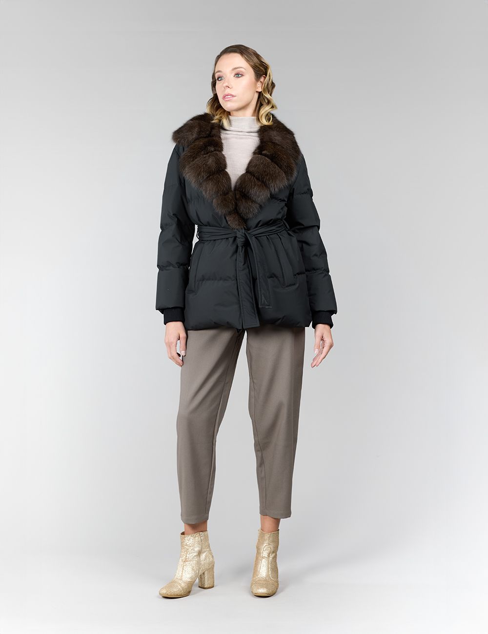 Piumino di cashmere