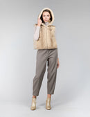 Gilet in visone
