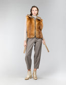 Gilet in volpe