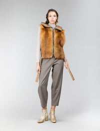 Gilet in volpe