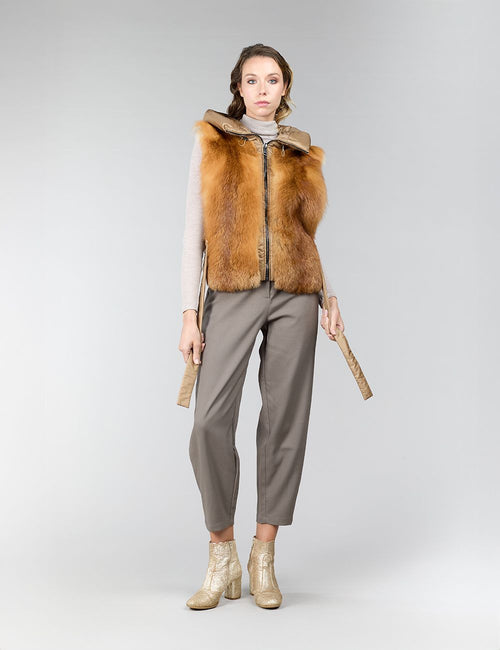 Gilet in volpe