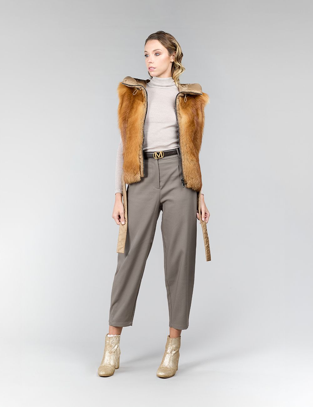 Gilet in volpe