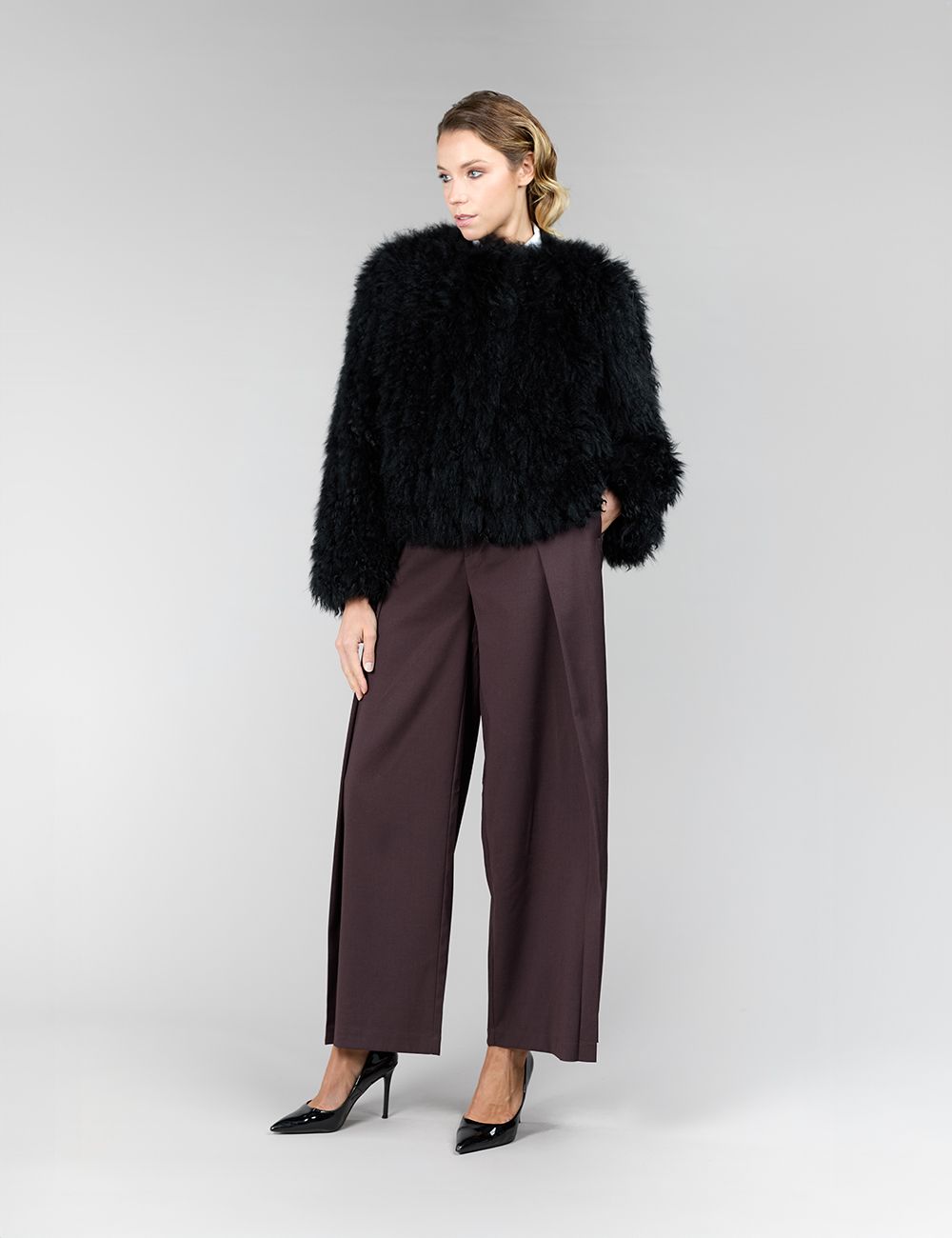 Giacca in capra cashmere