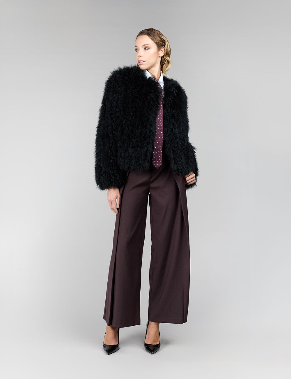 Giacca in capra cashmere