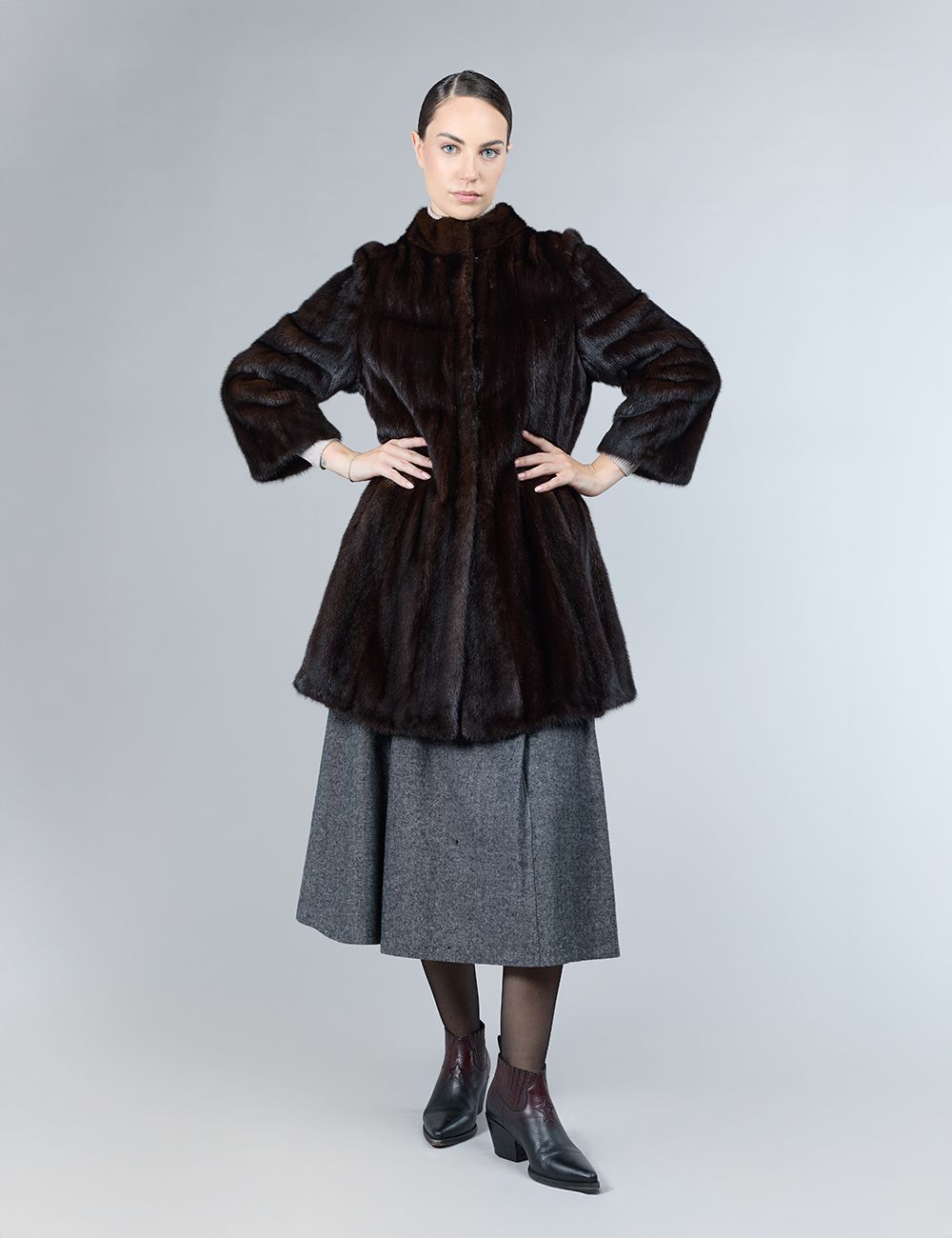 Manteau en vison