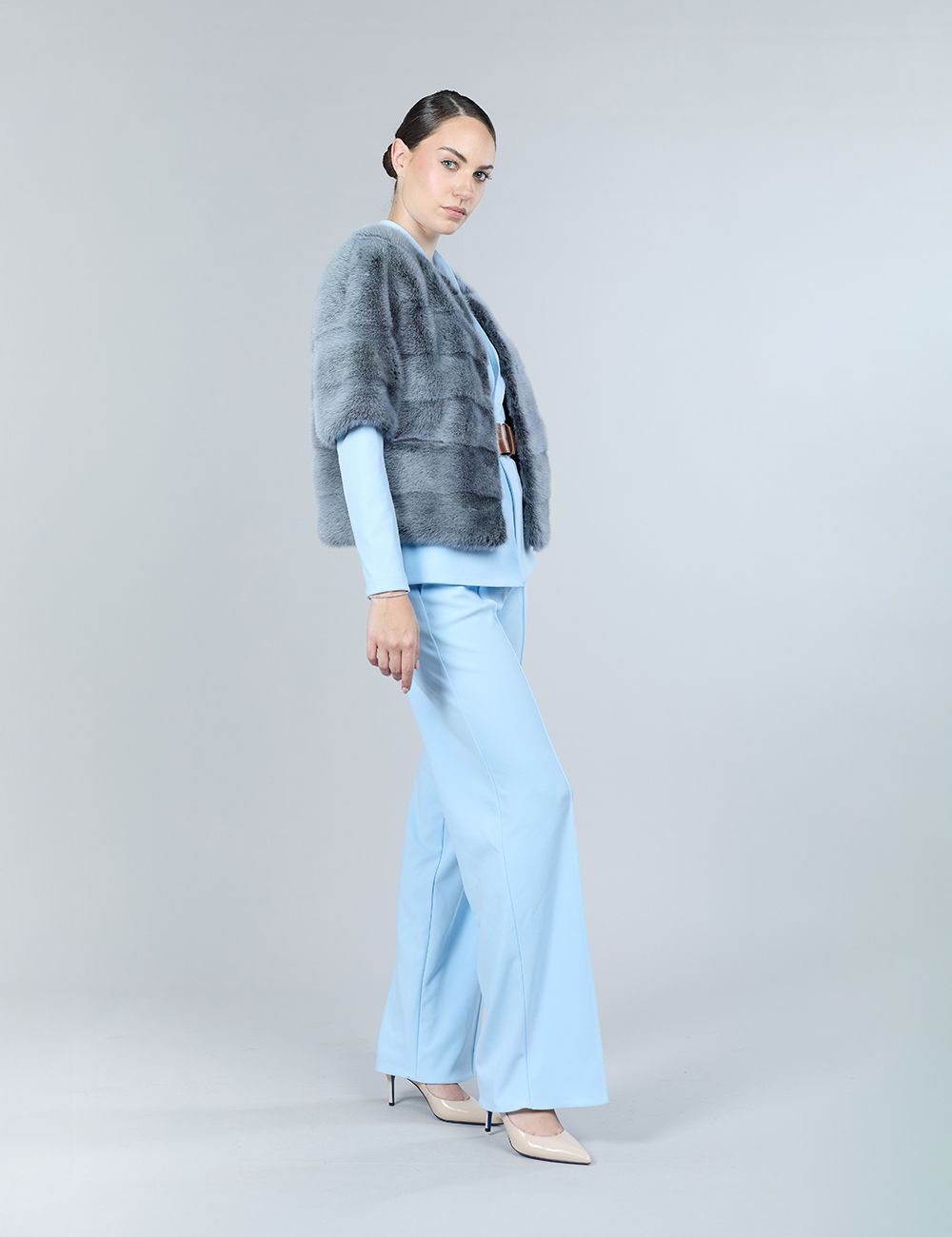 Veste courte en vison