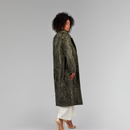 Cappotto in persiano lungo verde 125 cm