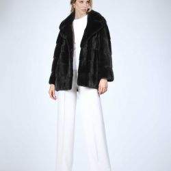 Veste réversible en vison