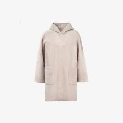 Sheepskin coat, powder pink color, 80 cm