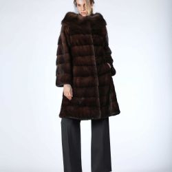 Manteau en vison